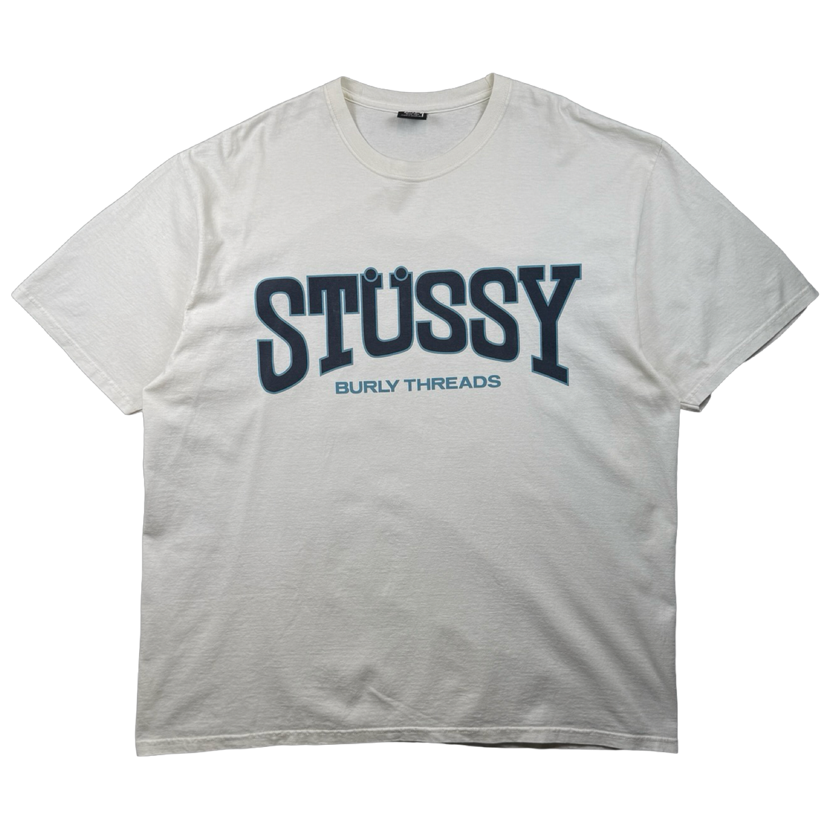 Stussy Burly Threads Pigment Dyed Tee Natural (USED)