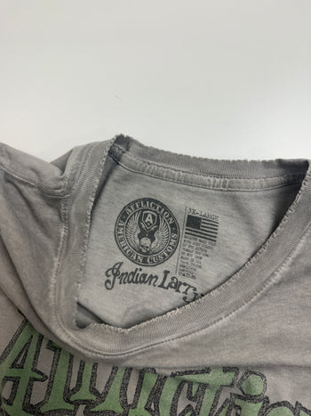 Affliction Indian Larry Tee Dark Grey