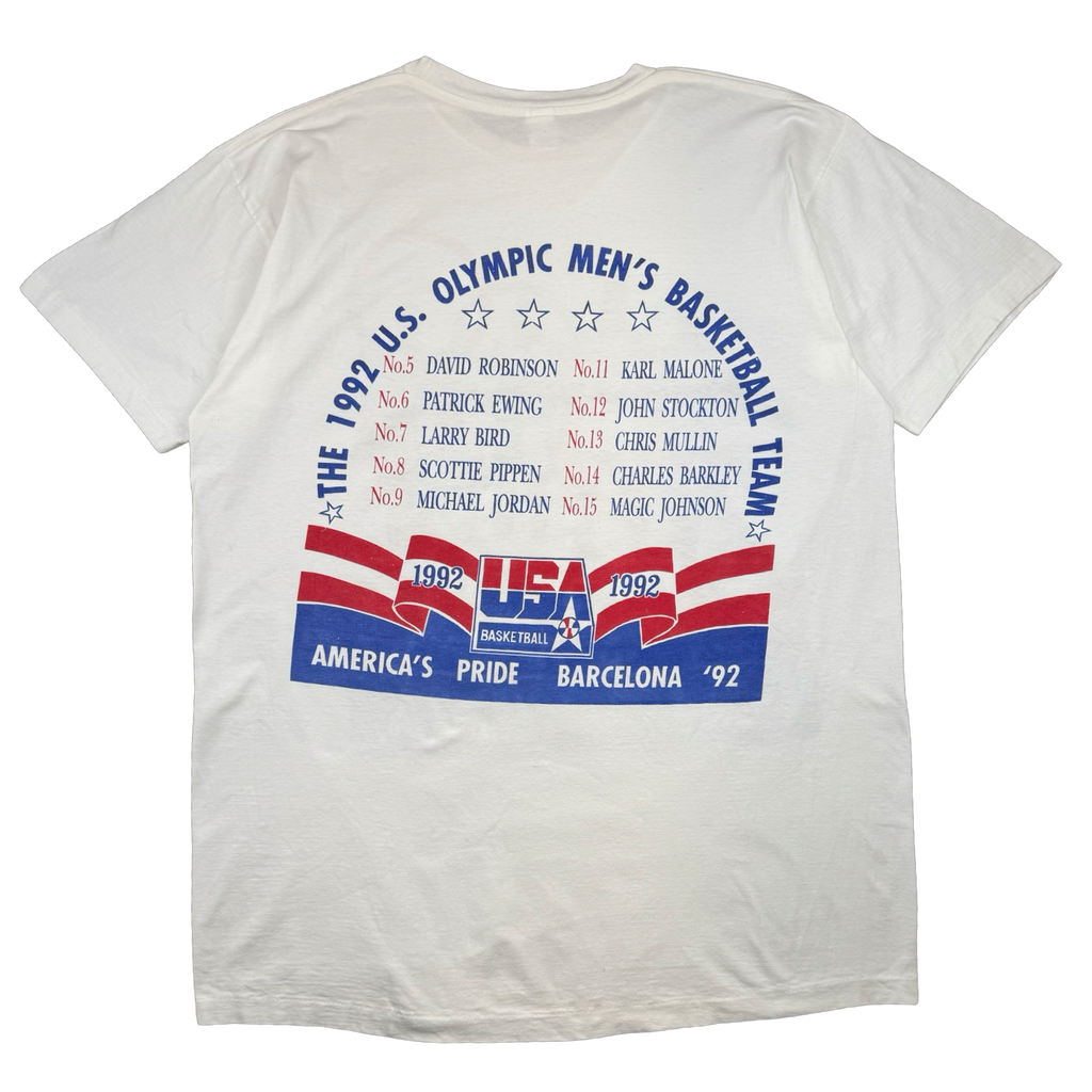 Vintage 1992 Olympics America's Pride Tee White