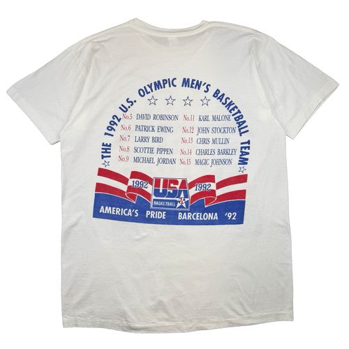 Vintage 1992 Olympics America's Pride Tee White