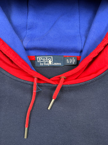 Vintage Polo Ralph Lauren Hi Tech Hoodie Navy/Red