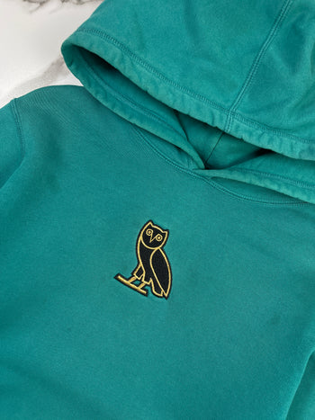 OVO Classic Owl Hoodie Turquoise (USED)