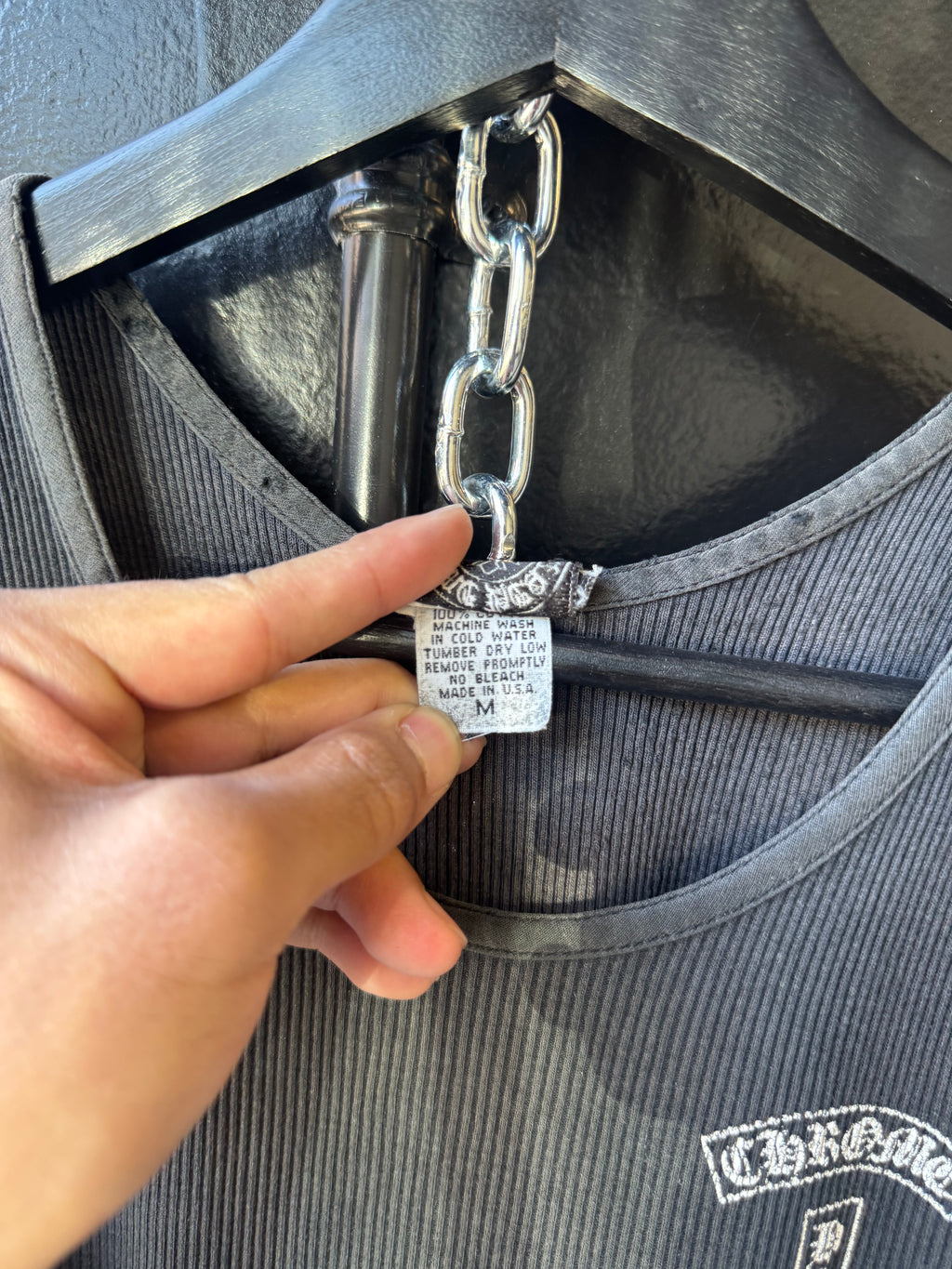 Vintage Chrome Hearts tank top