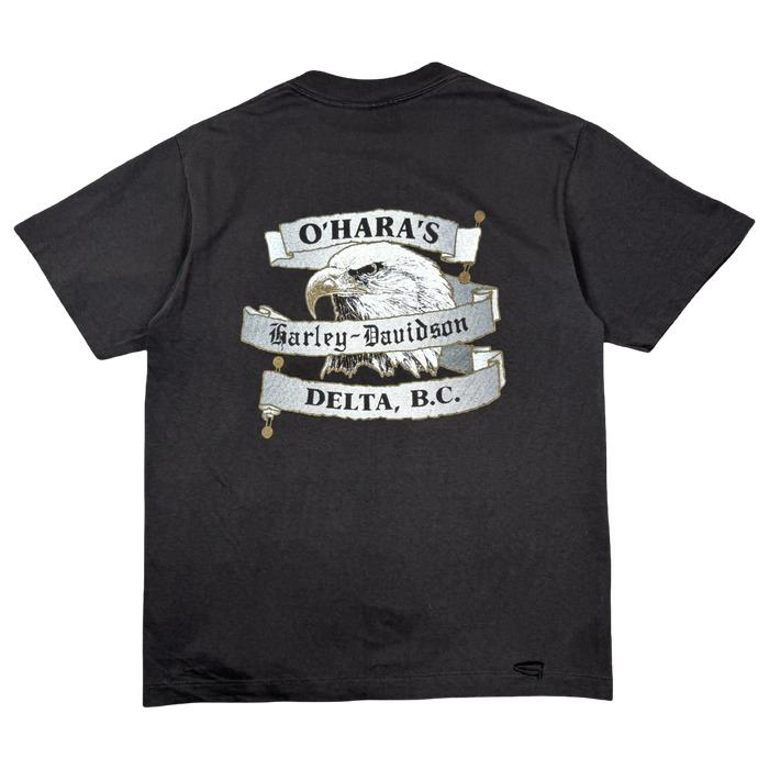 Vintage Harley Davidson Canadian Polar Bear Bike Tee Black | Vitnage Clothing Store Canada