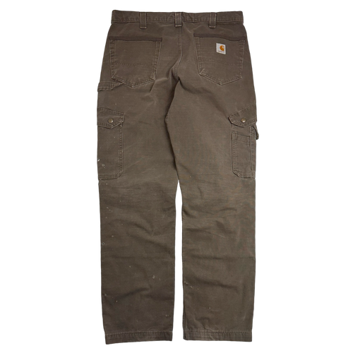 Carhartt Ripstop Carpenter Cargo Work Pants Brown | Vintage Clothing Store Canada