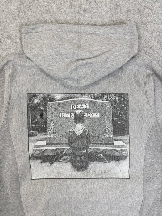 Supreme Dead Kennedy Hooded Sweatshirt Grey (USED) | Vitnage Clothing Store Canada