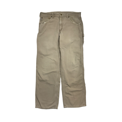 (34) Vintage Carhartt Carpenter Pants Khaki | Vintage Clothing Store Canada