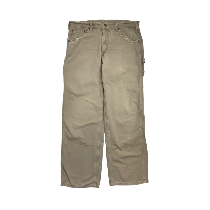 (34) Vintage Carhartt Carpenter Pants Khaki | Vitnage Clothing Store Canada