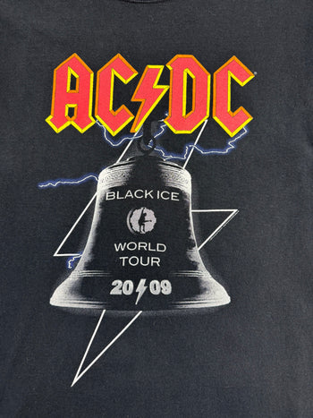 (M) Vintage '09 AC/DC World Tour Tee Black