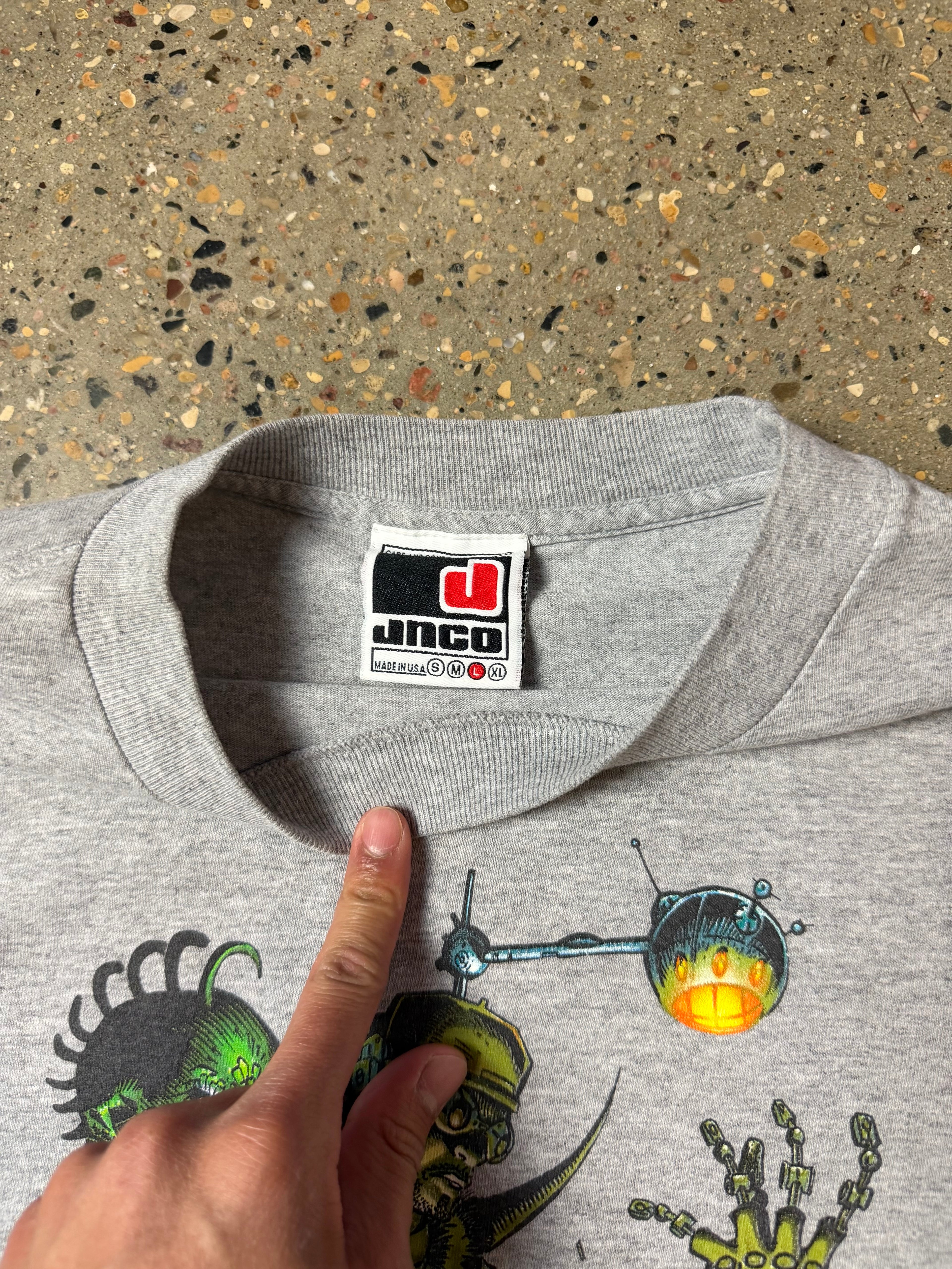 Y2K JNCO Tee Grey