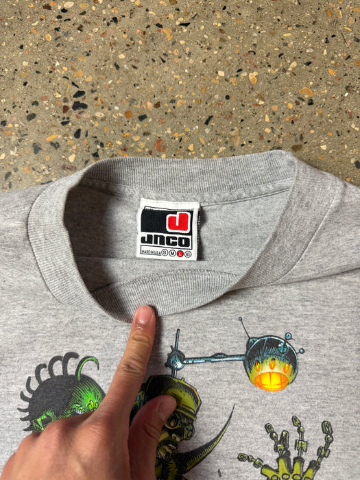Y2K JNCO Tee Grey | Vitnage Clothing Store Canada