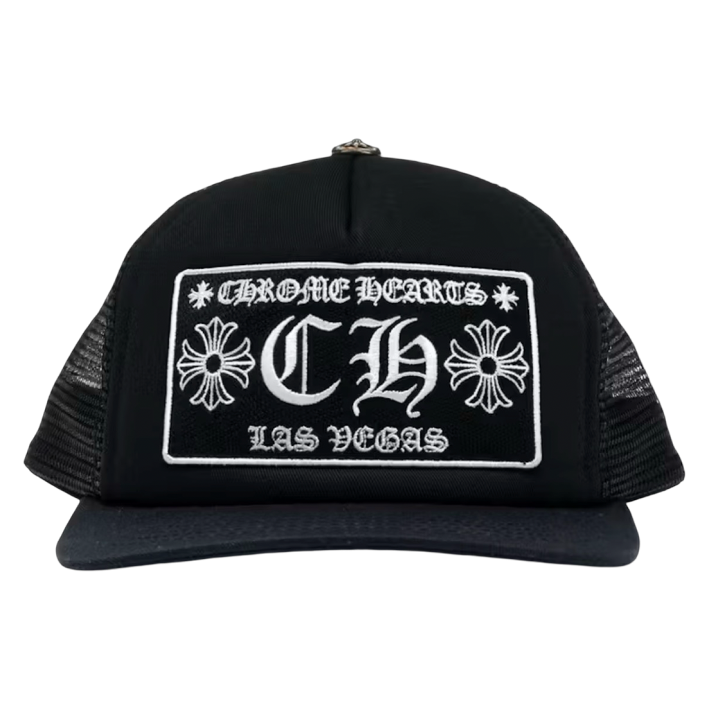 Chrome Hearts CH Las Vegas Trucker Hat Black