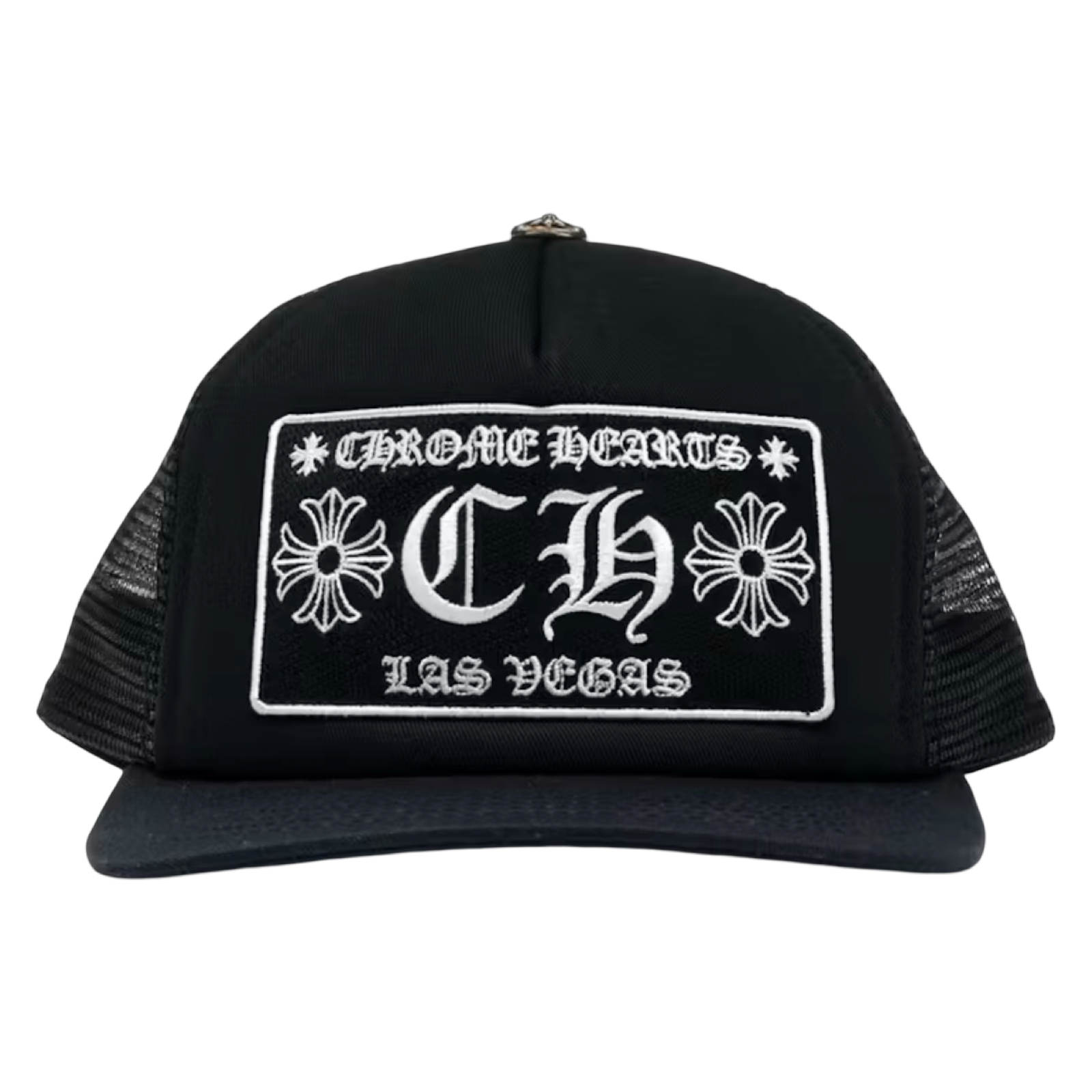 Chrome Hearts CH Las Vegas Trucker Hat Black
