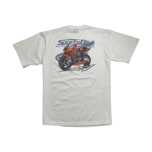 Vintage Honda HRC RCV 211 Sports Bike Tee White | Vintage Clothing Store Canada