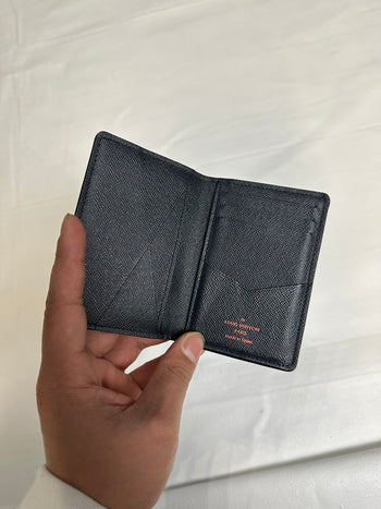 Louis Vuitton Monogram Ink Upside Down Pocket Organizer Navy