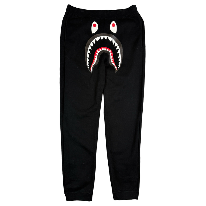 BAPE Shark Slim Sweatpants Black/Blue (USED) | Vitnage Clothing Store Canada