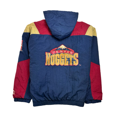 (L) Vintage 90s Denver Nugget Quarter Zip Jacket | Vintage Clothing Store Canada