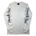 Vintage Stussy Increase The Peace L/S Tee White