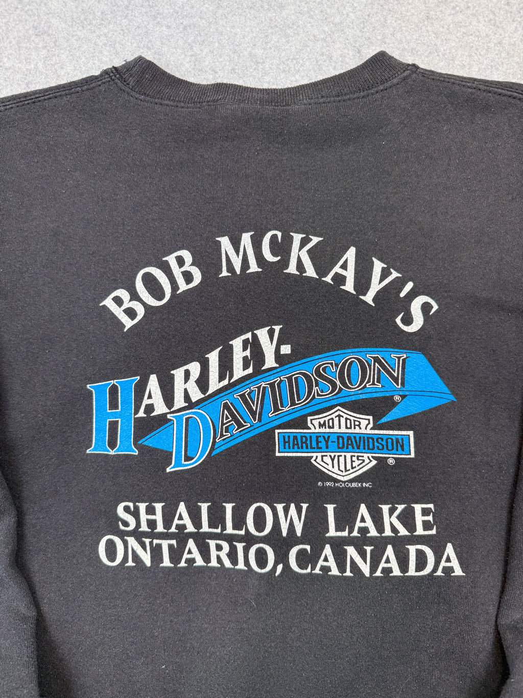 Vintage Harley Davidson Legends Live Where Legends Roam Sweatshirt Black