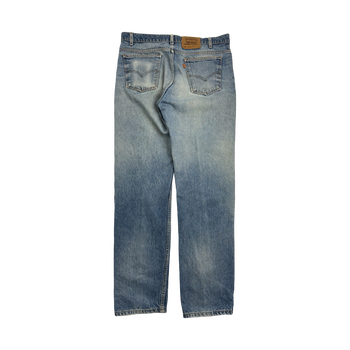 (37) Vintage 505 Levis Orange Tab Denim Pants