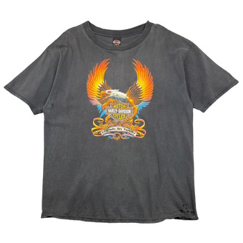 Vintage Harley Davidson Legends Are Forever Tee Black