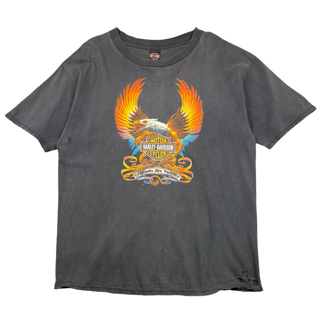 Vintage Harley Davidson Legends Are Forever Tee Black