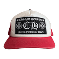 Chrome Hearts CH Hollywood Trucker Hat Red/White