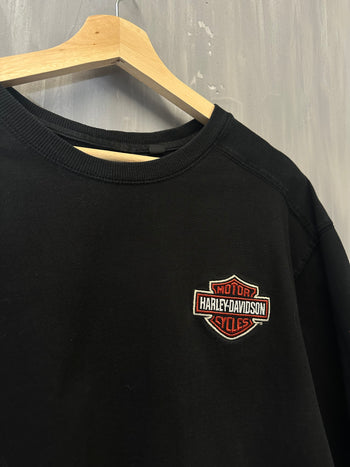 Vintage Harley Davidson Heavyweight L/S Tee Black