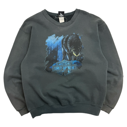 Vintage 2001 Harley Davidson Gettysburg Sweatshirt Black | Vintage Clothing Store Canada