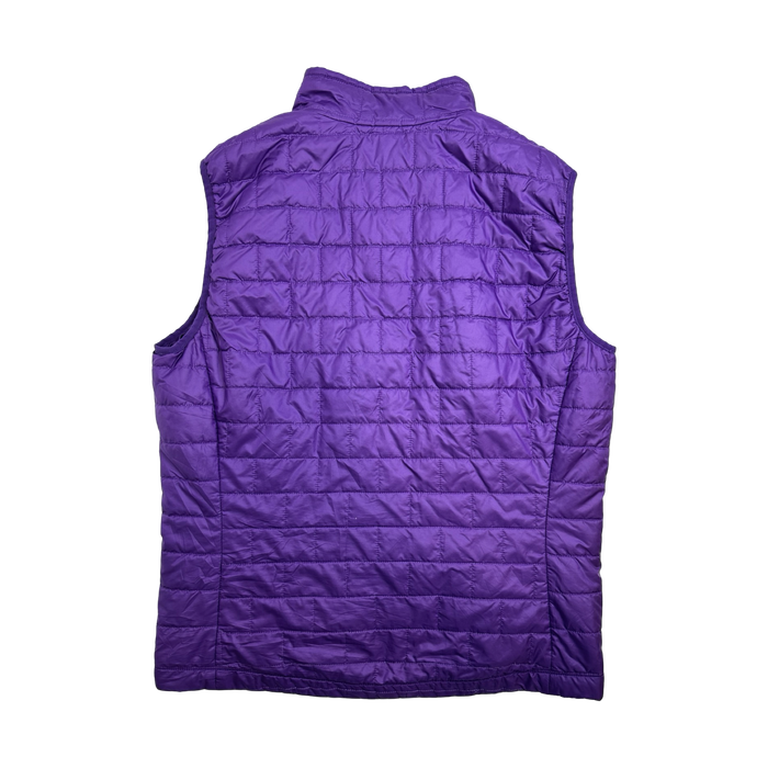 (L) Patagonia Micro Puffer Zip-Up Vest Purple | Vitnage Clothing Store Canada