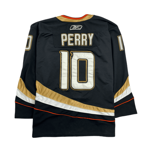 (XL) Anaheim Ducks Corey Perry Hockey Jersey Black | Vintage Clothing Store Canada