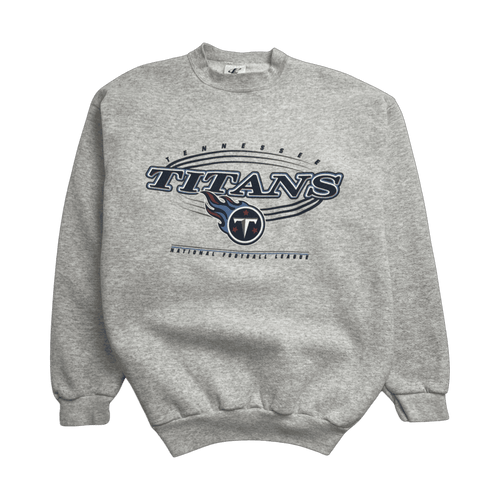 (L) Vintage NFL Tennessee Titans Sweatshirt Grey | Vintage Clothing Store Canada