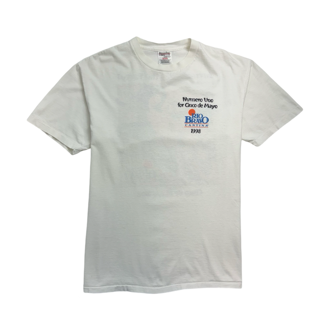 (M) Vintage 90s Rio Bravo Cinco De Mayo Tee White