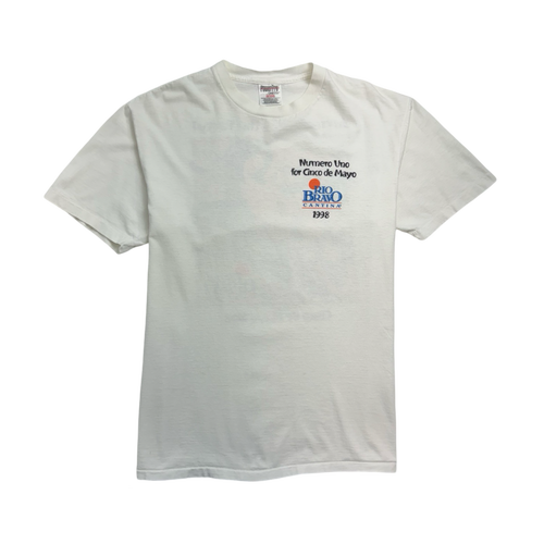 (M) Vintage 90s Rio Bravo Cinco De Mayo Tee White | Vintage Clothing Store Canada