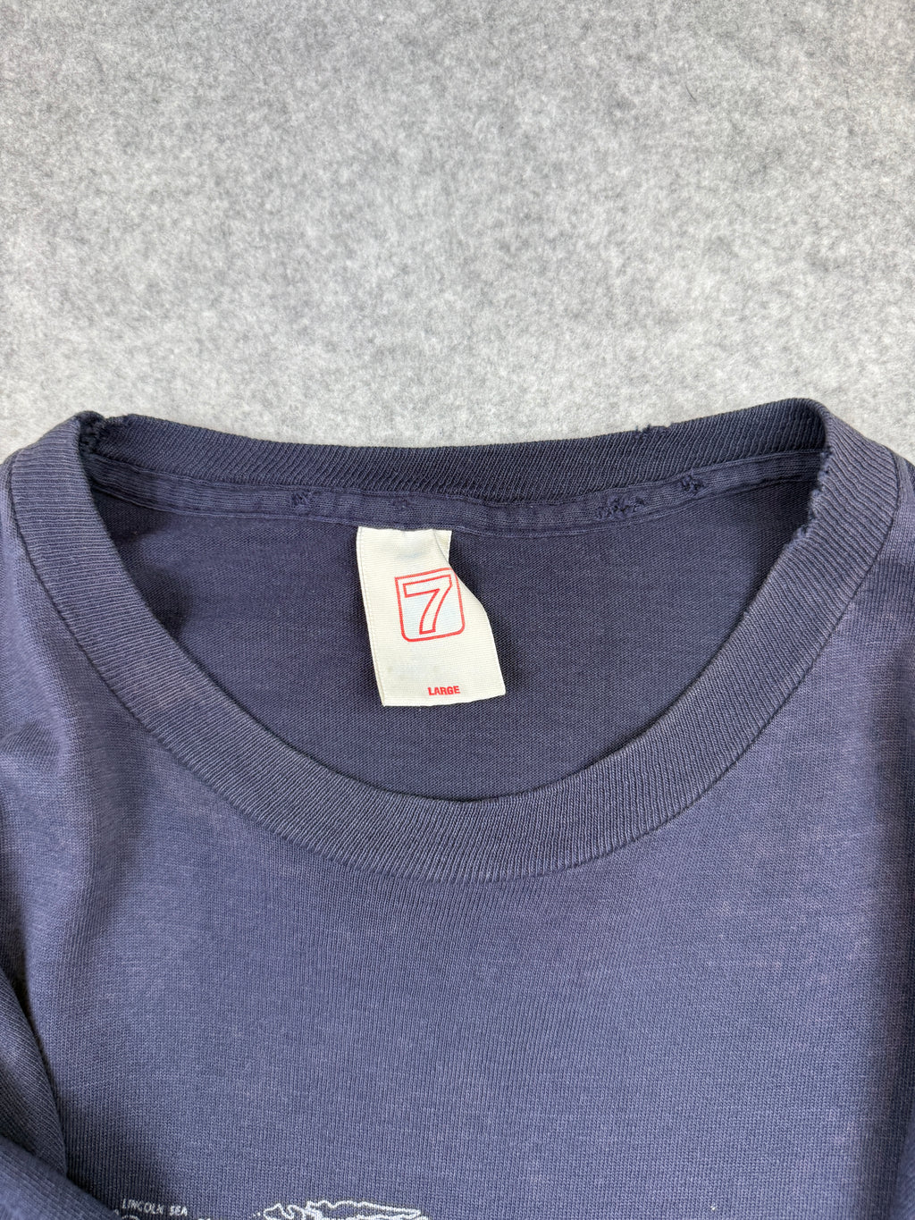 Vintage USA Basketball Globe Tee Navy