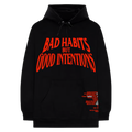 Vlone x Nav Bad Habits Hoodie Black