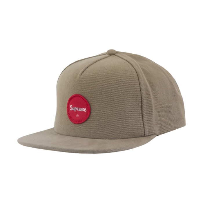 Supreme Twill Patch 5-Panel Khaki | Vitnage Clothing Store Canada