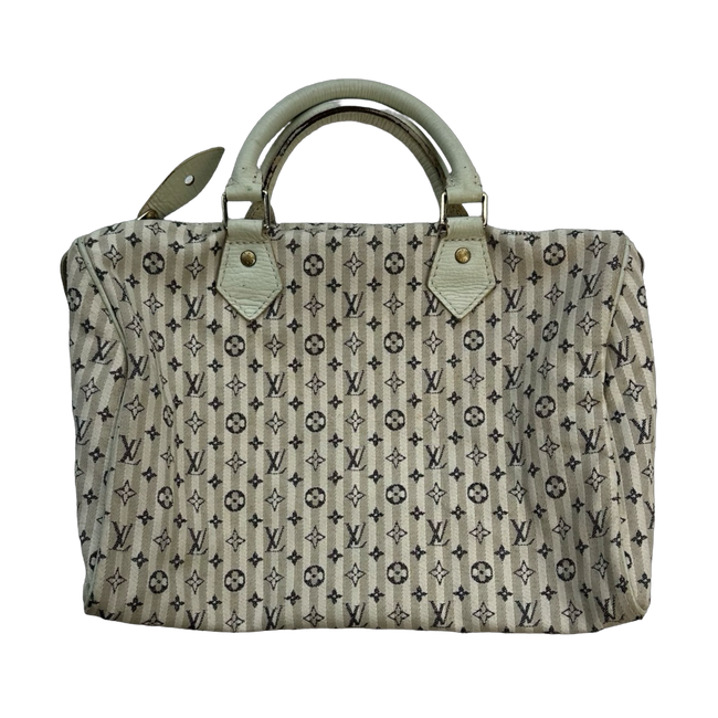 Louis Vuitton Mini Lin Speedy 30 Bag
