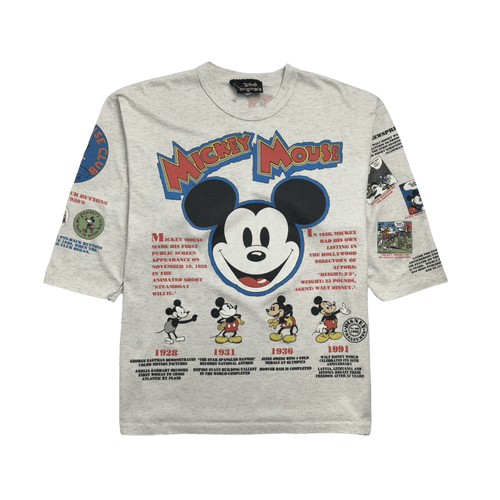 (L) Vintage Disney Originals Mickey Quarter Sleeve Tee | Vintage Clothing Store Canada