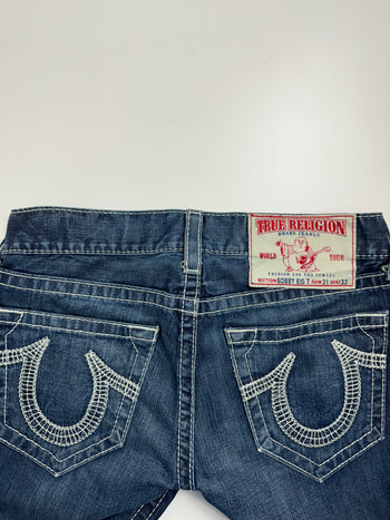 Vintage Y2k True Religion Bobby Big T Cut Denim Pants