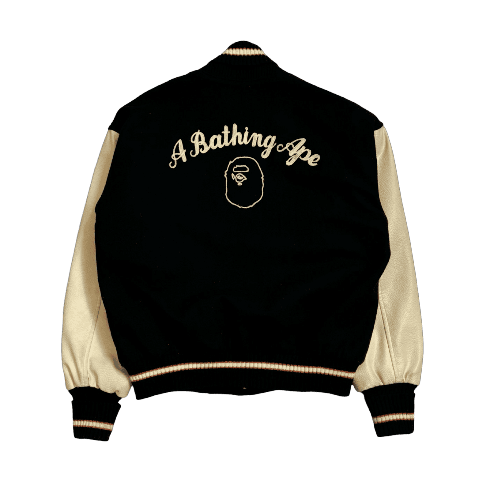 1/100 'P' BAPE x Post Overalls 96/97’ Varsity Jacket (USED)