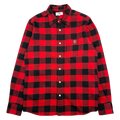 BAPE Ape Head Button Up Flannel Red (USED)
