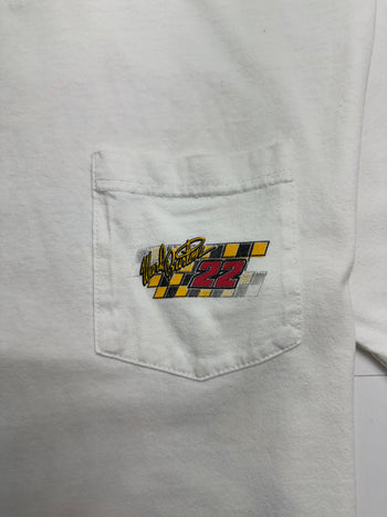 (S) Vintage '01 Ward Burton Nascar Tee White