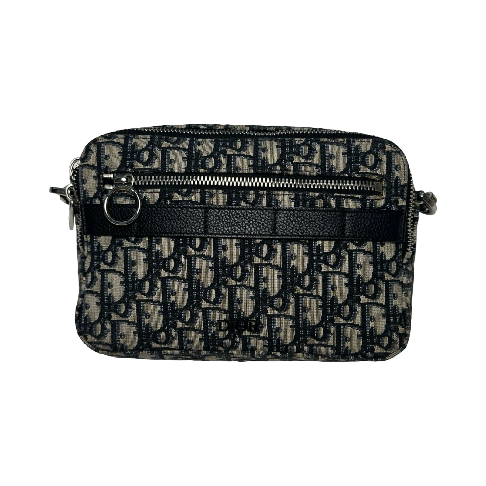 Dior Safari Oblique Messenger Bag Navy/Black/Beige