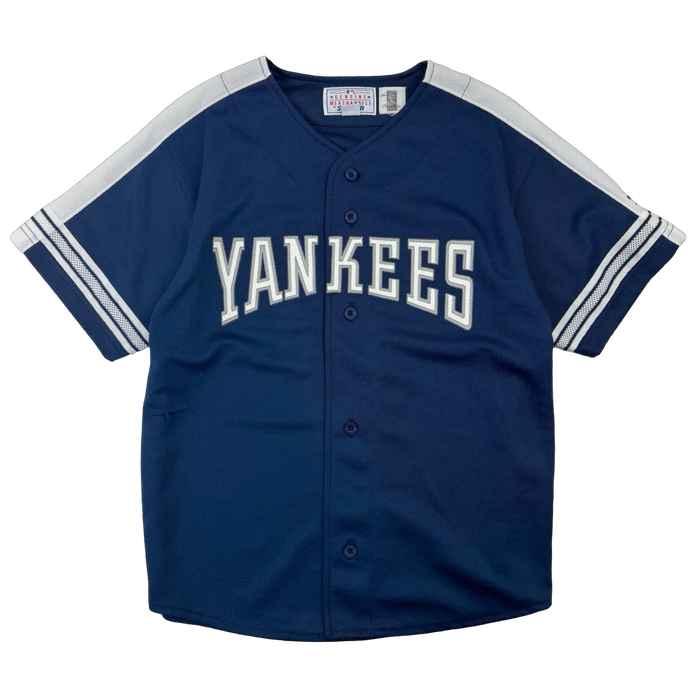 Vintage Derek Jeter New York Yankees Starter Jersey Navy | Vitnage Clothing Store Canada