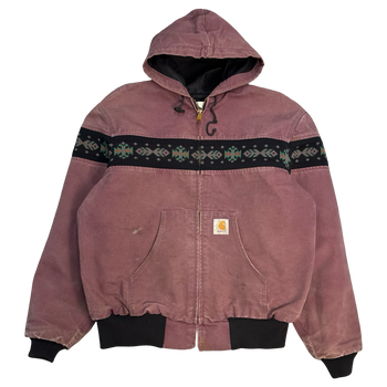 Vintage 1990’s Aztec Carhartt Active Jacket Mauve