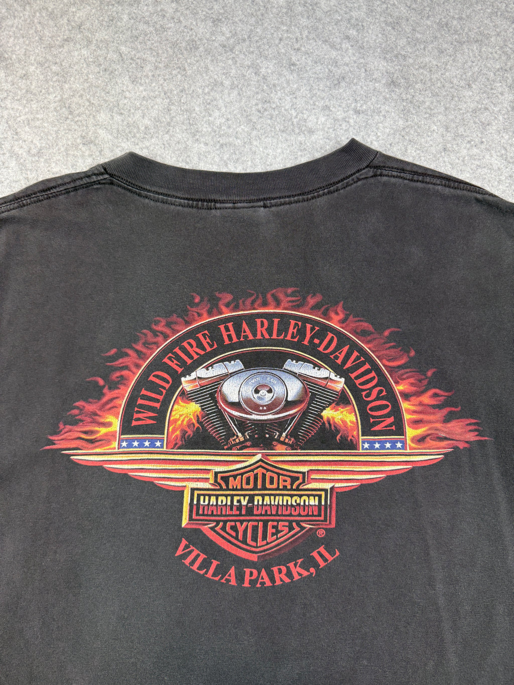 Vintage Harley Davidson USA Pirate Skull Tee Black