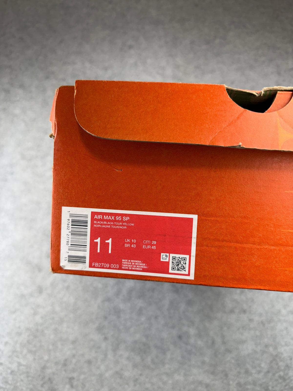 Corteiz x Nike Air Max 95 Honey Black (USED)