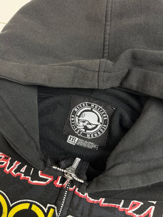 Vintage 2000s Metal Mulisha Full Zip Hoodie Black | Vitnage Clothing Store Canada
