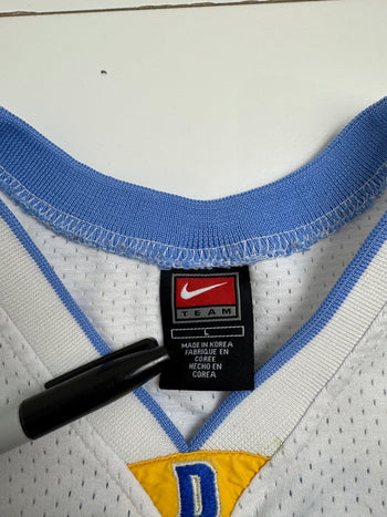 Vintage 90s Nike Denver Nuggets Carmelo Anthony Jersey White